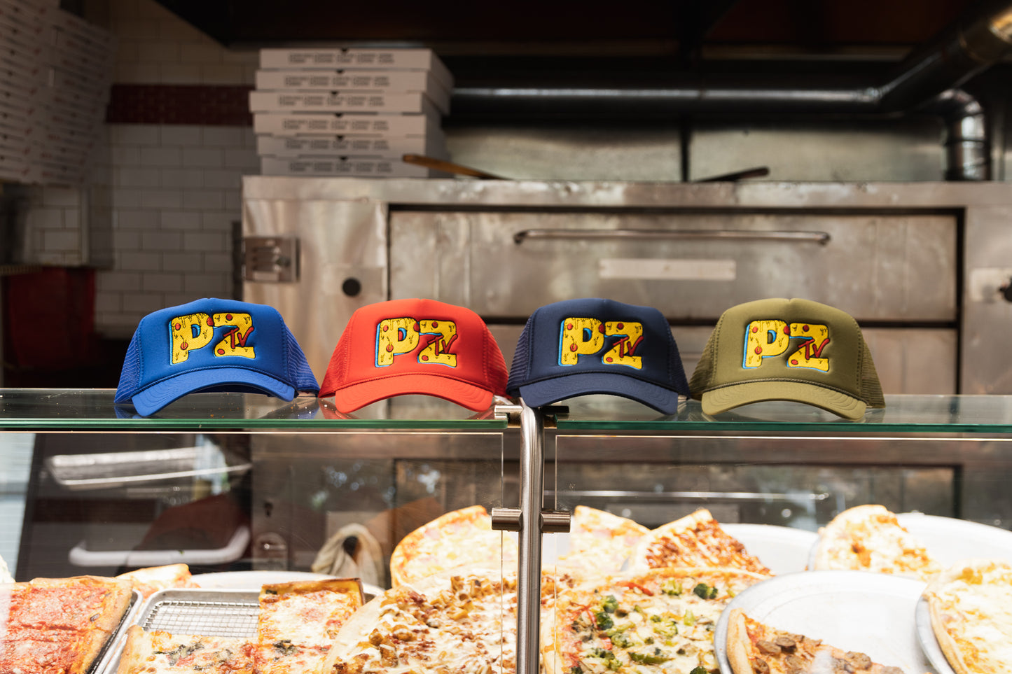 Pizza Zoo TV Trucker Hat